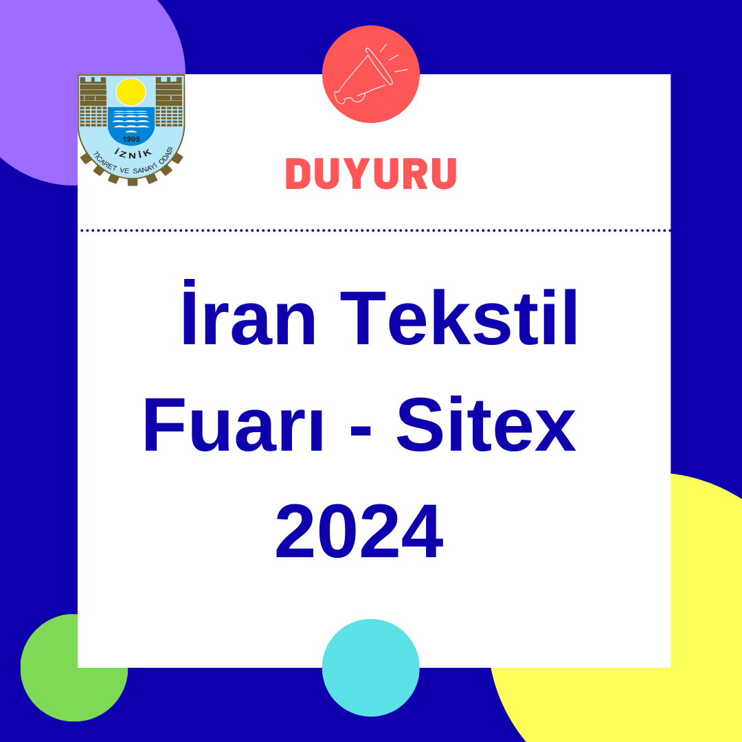 İran Tekstil Fuarı - Sitex 2024
